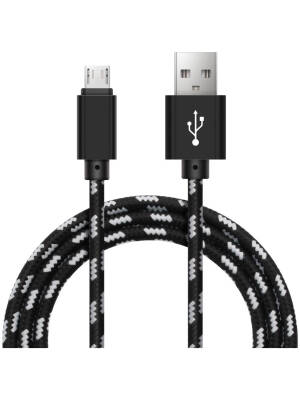 كابل  سامسونج  CanvaS STRIPED   أسود
