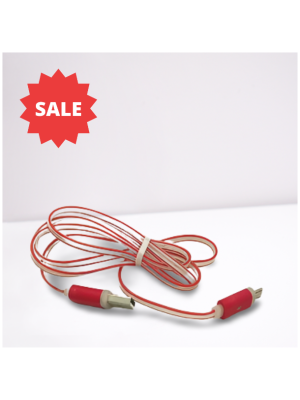 كابل  سامسونج  فسفوري   أحمر