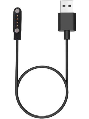 كابل شاحن ساعة السمارت بذراع شحن مغناطيسي عالمي وطرف USB لساعة السمارت / كابل شحن جهاز تتبع اللياقة البدنية، اتصال الشاحن بواسطة 4 دبابيس، تباعد الدبابيس 7.62 ملم   الإلكترونيات والصور