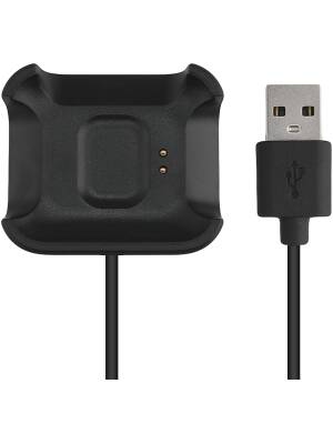 كابل شحن USB  دبليو موبايل متوافق مع ساعة شاومي مي ووتش لايت/ريدمي - اسود   الإلكترونيات والصور