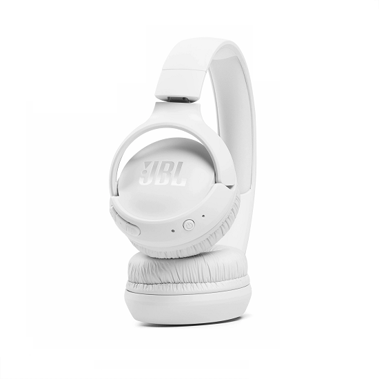 JBL سماعة رأس لاسلكية فوق الاذن بصوت جهوري نقي من تون 510BT، لون ابيض - HEADPHONE BLUETOOTH JBL TUNE 510 WHITE - الصورة 2