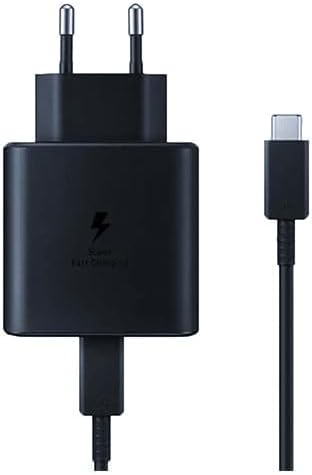 شاحن 45 واط فائق السرعه بمنفذ سي وكابل نوع الى متوافق مع سامسونج اسود عدد 1 USB - CHARGER SAM S23ULTRA HEAD CABLE TYPEC 45W BL ORG - الصورة 2