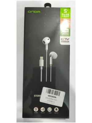 HEADPHONE STEREO LIGHTING/ONDA WHITE - سماعات رأس ستيريو بإضاءة/أوندا أبيض