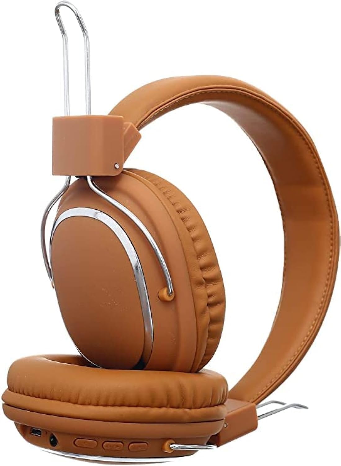 BLUETOOTH HEADPHONE SODOO 1004 BROWEN - سماعة بلوتوث سودو 1004 براون - الصورة 2