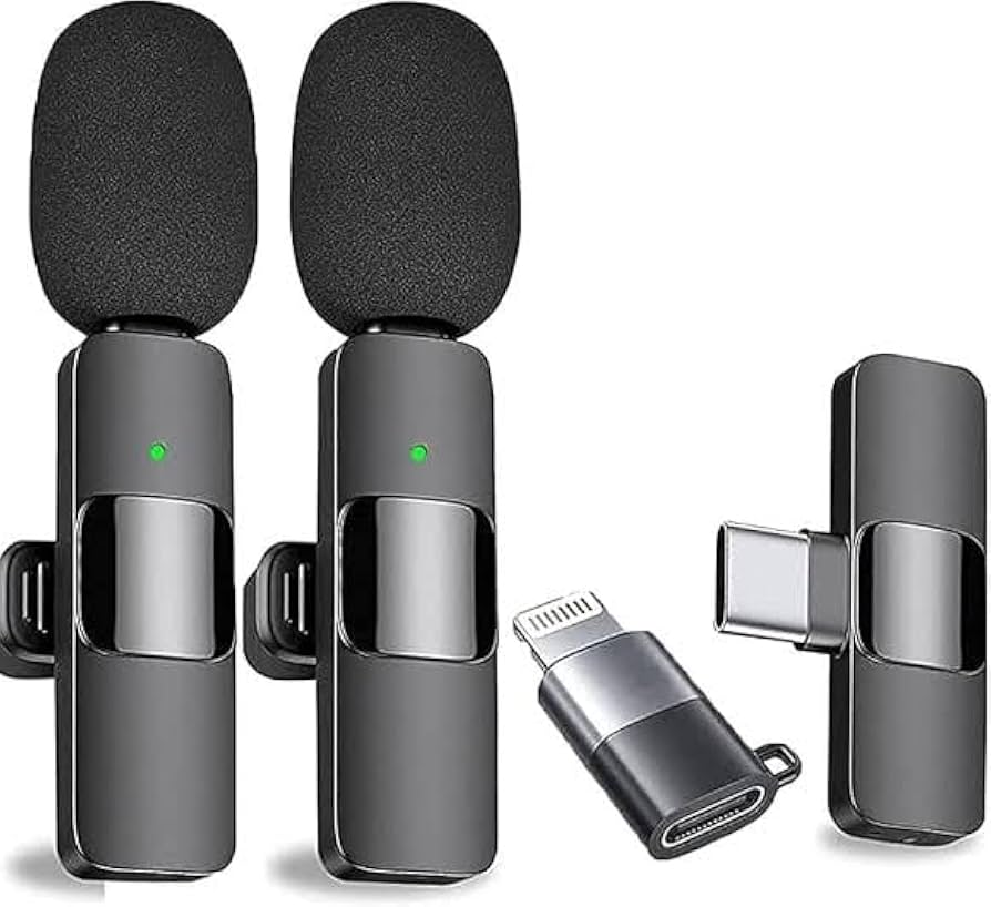 MICROPHONE 2MIC WIRELESS K9 - ميكروفون لاسلكي مزدوج (2MIC) K9