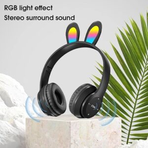 HEADPHONE BLUETOOTH RABBET B12 BLACK - سماعة رأس بلوتوث رابيت B12 سوداء