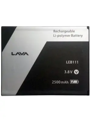 BATTERY LAVA LEB111 2500MAH3.8V - بطارية لافا LEB111 سعة 2500 مللي أمبير/ساعة و3.8 فولت