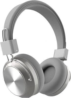 BLUETOOTH HEADPHONE SODOO 1001 ASHEN - سماعة بلوتوث سودو 1001 رمادي فاتح