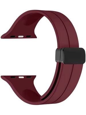 STRAPWATCH LOOPMAX MAGNETIC RED/42 44 45 49MM - ساعة بحزام مغناطيسي أحمر من لوب ماكس / 42 44 45 49 ملم