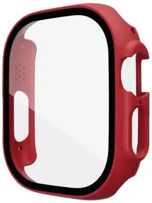 WATCH CASE GLASS RED/49MM - علبة ساعة زجاج أحمر / 49 مم