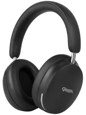 BLUETOOTH HEADPHONE GREEN ANC BLACK H106 - سماعة رأس بلوتوث أخضر خاصية إلغاء الضوضاء النشط أسود H106