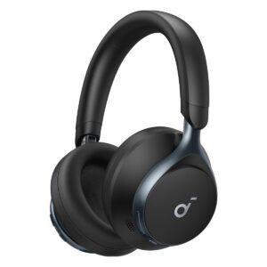 HEADPHONE BLUETOOTH SOUNDCORE SPACE ONE BLACK ORG - سماعة رأس بلوتوث ساوندكور سبيس ون أسود أصلي