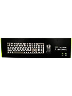OFFICE KEYBOARD KM001+BUSINESS MOUSE - لوحة مفاتيح مكتبية KM001 + فأرة أعمال