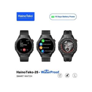ساعة ذكية هاينو تيكو 25، 3 أزواج من الأحزمة السوداء - SMATWATCH HAINO TEKO 25 3PAIRS STRAP BLACK