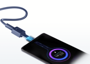 شاحن متنقل 20000 مللي أمبير، كابل 33 واط، أزرق، أصلي - POWER BANK 20000MAH MI 33W CABLE BLUE ORIGINAL