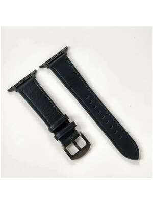 STRAP GREEN 44/45/49 LEATHER BLACK - حزام أخضر 44/45/49 جلد أسود