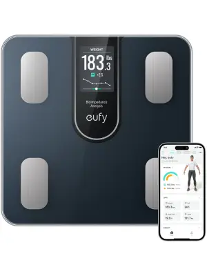 SMART SCALE A1 EUFY T9147K11 BLACK ETISAL - ميزان ذكي A1 EUFY T9147K11 أسود إلكتروني
