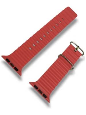 STRAP WATCH 42/44/45/49 HIGH/END RED - ساعة بحزام 42/44/45/49 عالية/مميزة حمراء