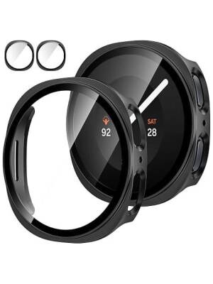 WATCH CASE GLASS BLACK/44MM - علبة ساعة زجاج أسود / 44 مم