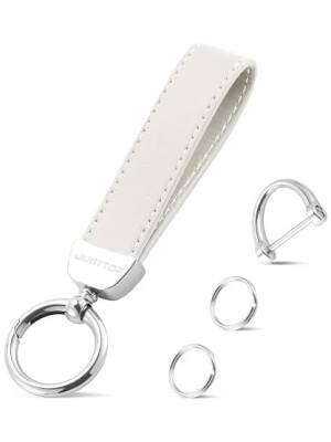 WOMEN CAR KEYCHAIN WHITE - سلسلة مفاتيح سيارة نسائية أبيض