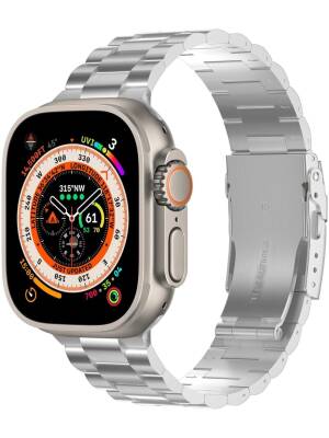 WATCH BAND GREEN SILVER LADY S10/46/49/45/44 MM - سوار ساعة أخضر فضي نسائي مقاس صغير 10/46/49/45/44 ملم